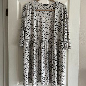 Black and White Duster